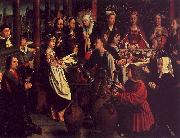 Gerard David The Marriage Feast at Cana Spain oil painting reproduction